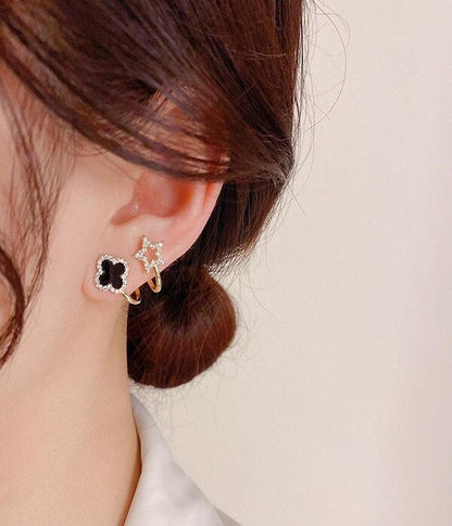 Four-Leaf Clover Earrings - Sori Style