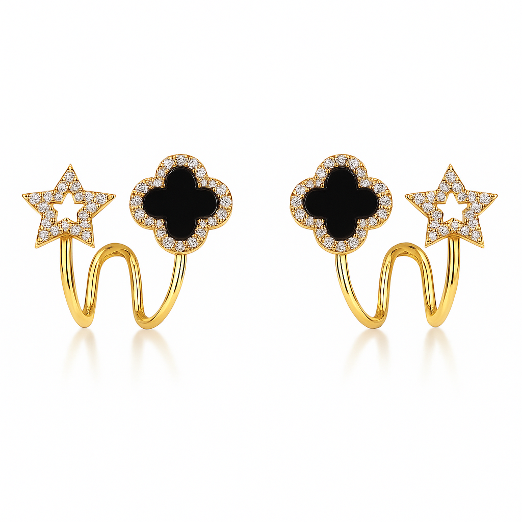 Four-Leaf Clover Earrings - Sori Style